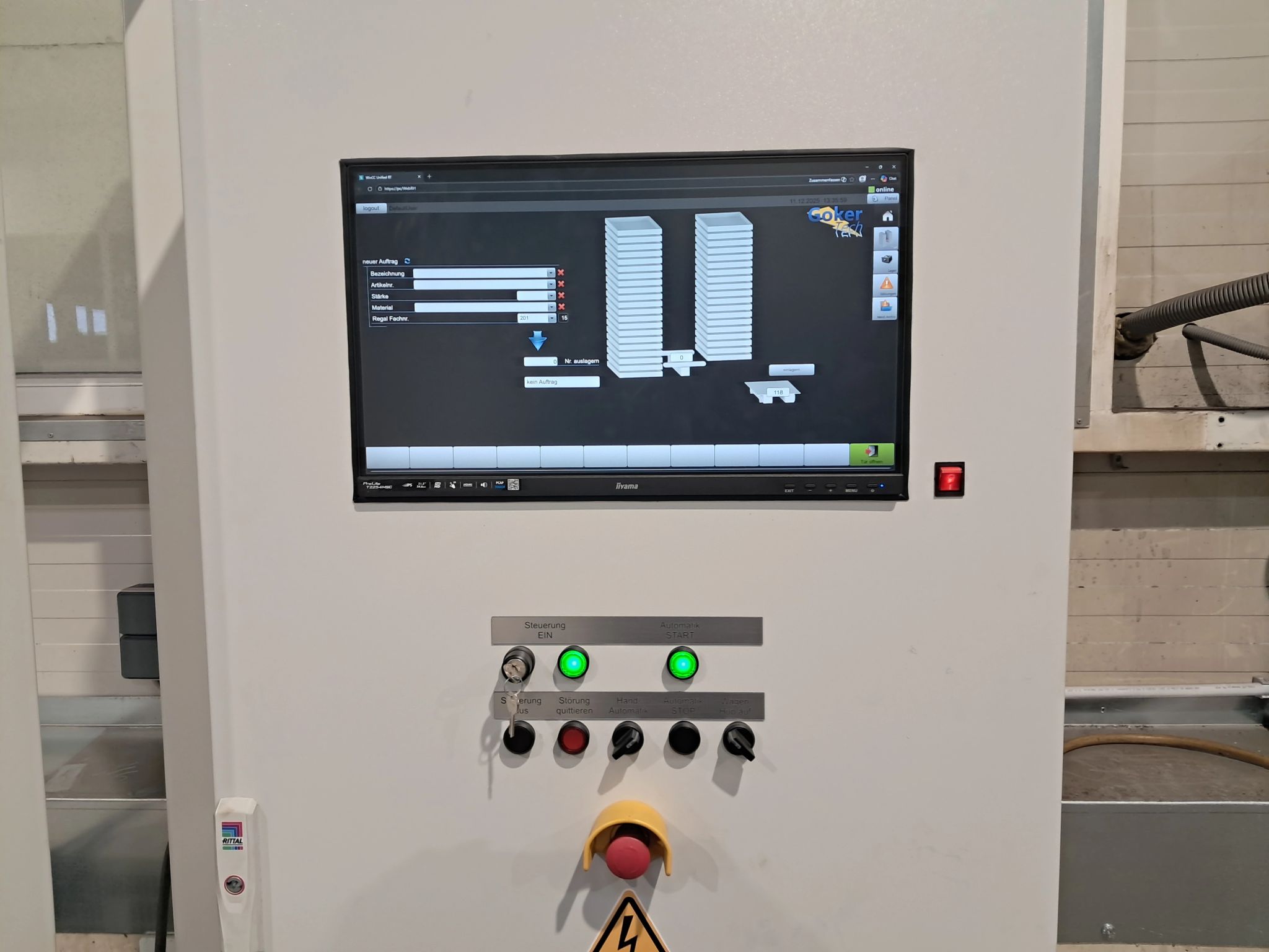 HMI-Bedienpanel